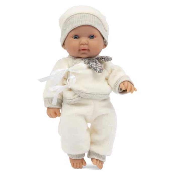Poupée - LOVE BÉBE - Liam - 25 cm - Beige - Corps en plastique souple - Pour enfants 2 ans et plus