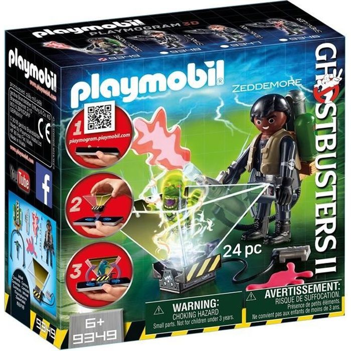 PLAYMOBIL 9349 - Ghostbuster - Playmogram 3D - Winston Zeddemore