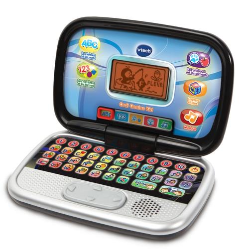 VTECH - Ordi Genius Kid Noir - Ordinateur Interactif Enfant
