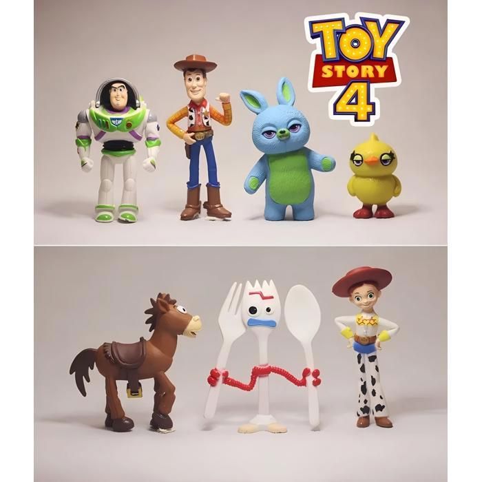 Figurine Toy Story 4 – Disney – Ensemble 7 pièces – Jouets Collection Enfants