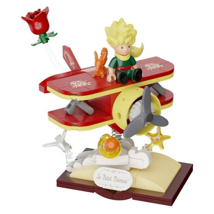 Set de construction (figurines) - Skatekart Series - 189 pièces - Petit Prince & Renard en avion - Hauteur 137 cm