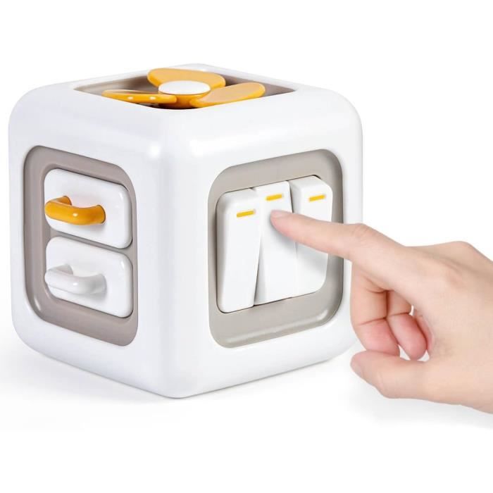 Jouet Montessori Interrupteur Ventilateur Miroir Tiroirs - Sans BPA - 12 mois+ - Intérieur - Enfant - Mixte