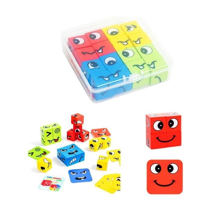 Puzzle en Bois - Non spécifié - Jouet dExpression - 80 pièces - Pour enfants à partir de 3 ans - Couleurs vives