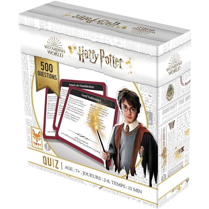 HARRY POTTER QUIZZ 500 - Jeu de société - TOPI GAMES - 2 à 8 joueurs - Dès 7 ans