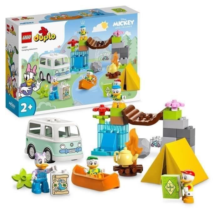 LEGO® DUPLO Disney Mickey et ses Amis 10997 LAventure au Camping Jouet avec Figurines Daisy Duck