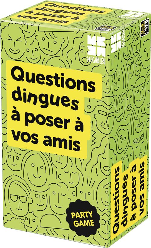 Jeu d’ambiance Megableu Questions dingues à poser à vos amis