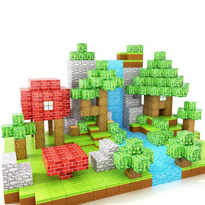 Construction Magnetique Enfant 114PCS Jeux de Construction Educatif Jouet Enfant Cadeau pour Garçon Fille 4 5 6 7 9 10-12 Ans
