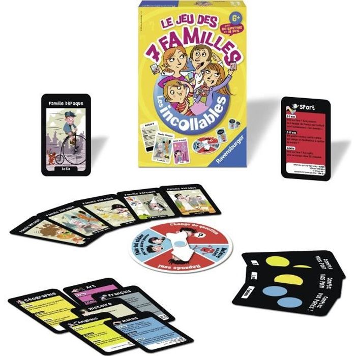 Le jeu des 7 Familles des Incollables
