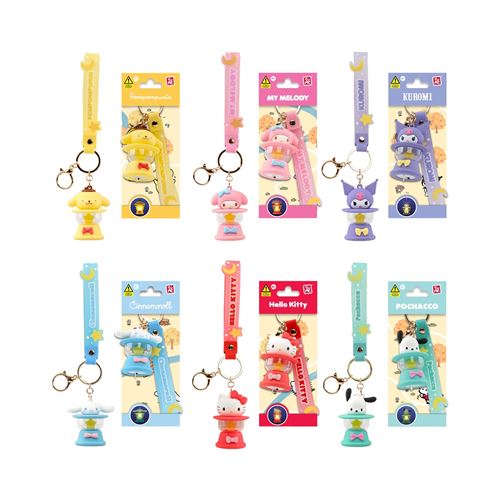 Figurine Yume Porte-clés Hello Kitty Lampe Camping Modèle aléatoire