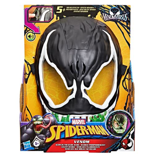 Masque de déguisement phosphorescent de Venom Spider-Man Marvel VenomVersus