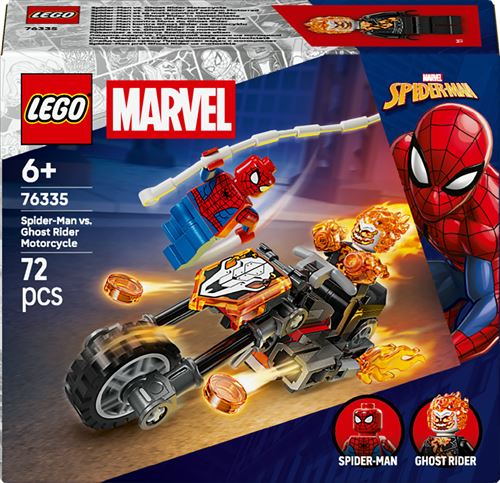 LEGO® Marvel 76335 Spider-Man et sa moto contre Ghost Rider