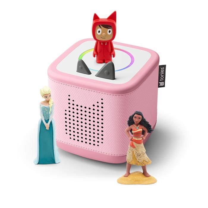 Boite à Histoire - TONIES® - Toniebox 2 Pack - Rose Fleur - Facile à Utiliser - 1 à 9 Ans