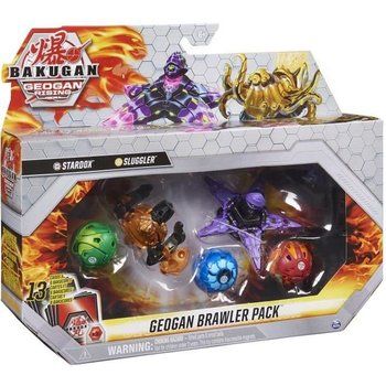 BAKUGAN - COFFRET GEOGAN BRAWLER PACK SAISON 3 - 6060272 Billes Bakugan Avec 6 tuiles BakuCore et 13 cartes - Modèle aléatoire