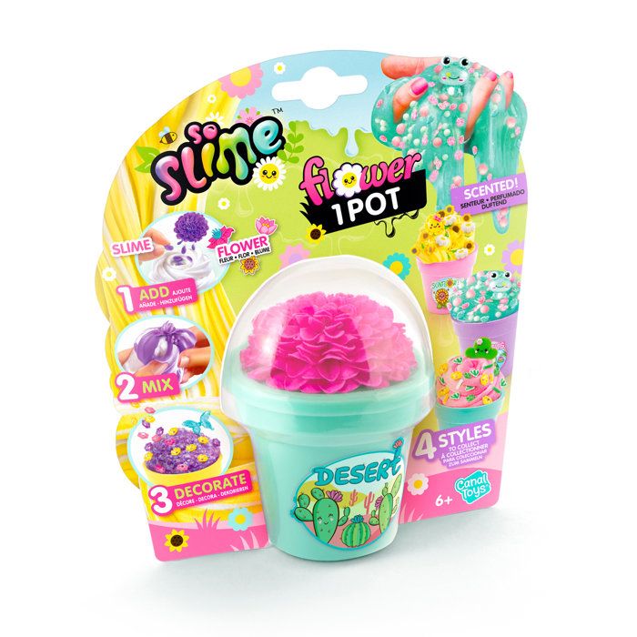 Slime Flower 1 Pot -So Slime- Canal Toys Dès 6 ans - SSC 417
