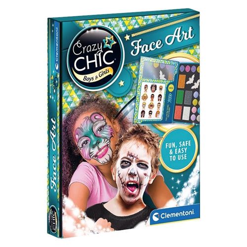 Clementoni - 18605 - Palette de maquillage Halloween