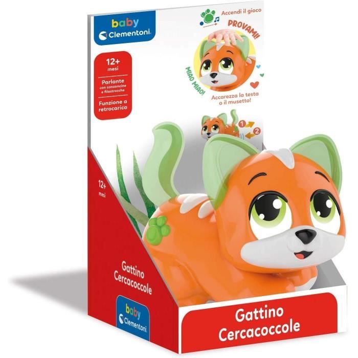 Jouet interactif - Minou câlin - 17451 - Chaton doux - Interactif - Pour enfants à partir de 2 ans