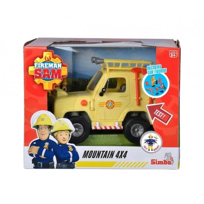 Jouet - SIMBA - Veicolo 4x4 - Sam le Pompier - Blanc - 3 ans - Intérieur