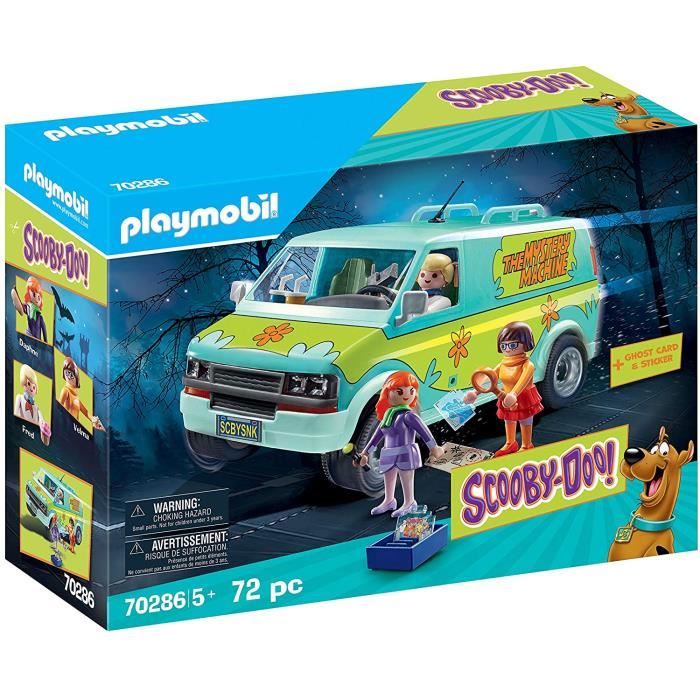 Camionnette - Playmobil - Scooby-Doo! Mystery Machine - Multicolore - 4 ans - Intérieur