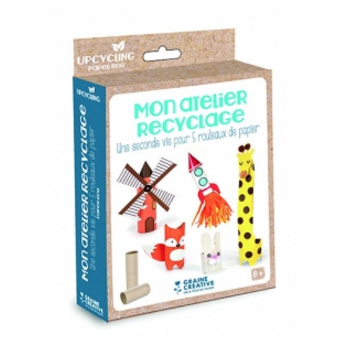 Kit créatif - Graine Creative - Mon Atelier Recyclage - Matériaux recyclés - Activités manuelles - Pour enfants