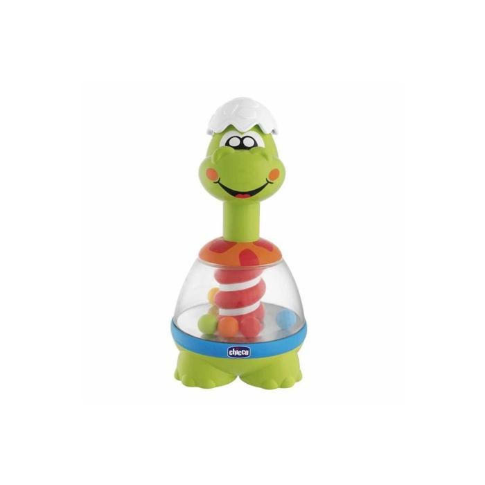 Toupie électronique - CHICCO - Baby Senses Spin Dino - Effet miroir - Pour enfant de 6 mois et plus