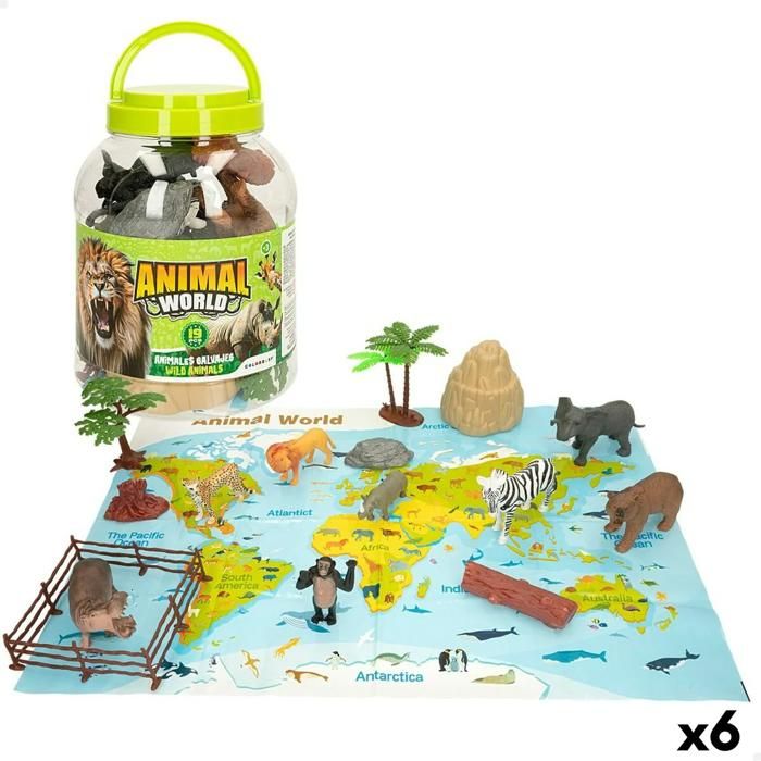 Figurines animaux jungle - GENERIC - AC/AC - réalistes - pour enfant - apprentissage ludique