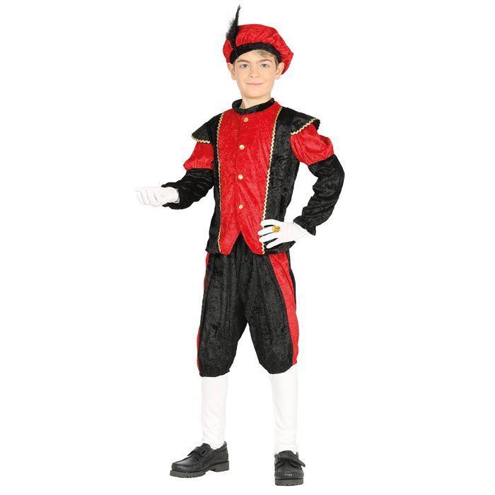 Déguisement - Page Royal Rouge - Enfant - 3 ans - Carnaval Noël