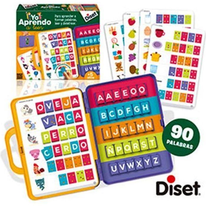 Jeu éducatif - DISET - Japprends à lire - Auto-correcteur - Mallette incluse
