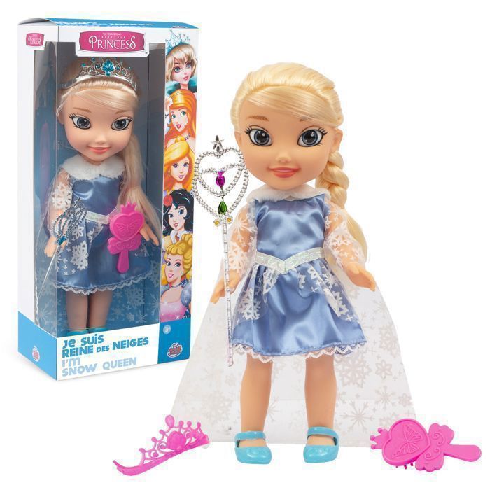 Poupée princesse - FAIRYTALE PRINCESS - FAT011 - 35 cm - Sceptre et couronne - Finitions détaillées