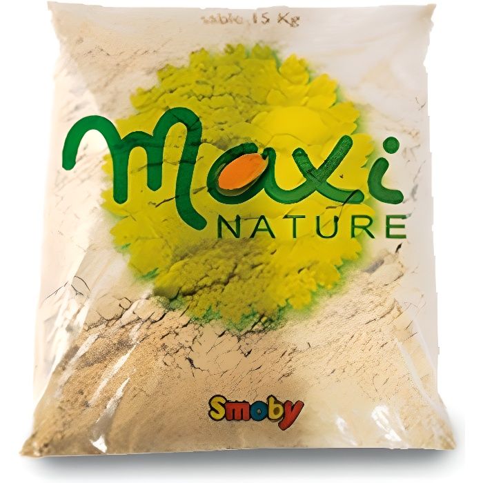 Bac à sable Smoby - Sable lavé et séché - Pour enfants à partir de 2 ans - Utilisation extérieure