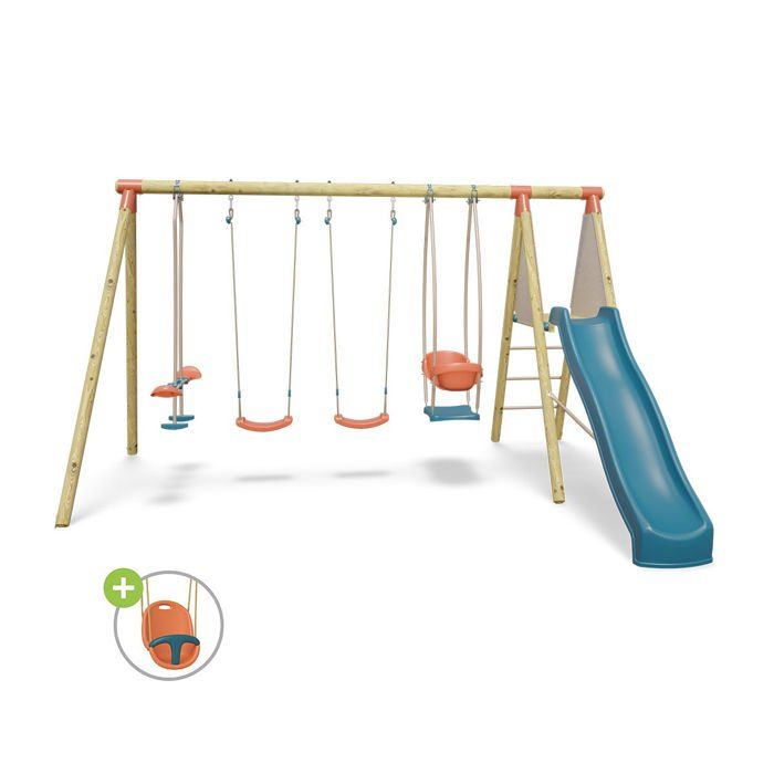 Station de jeux bois 230 m Topwood XOLTI 2 - 8 enfants