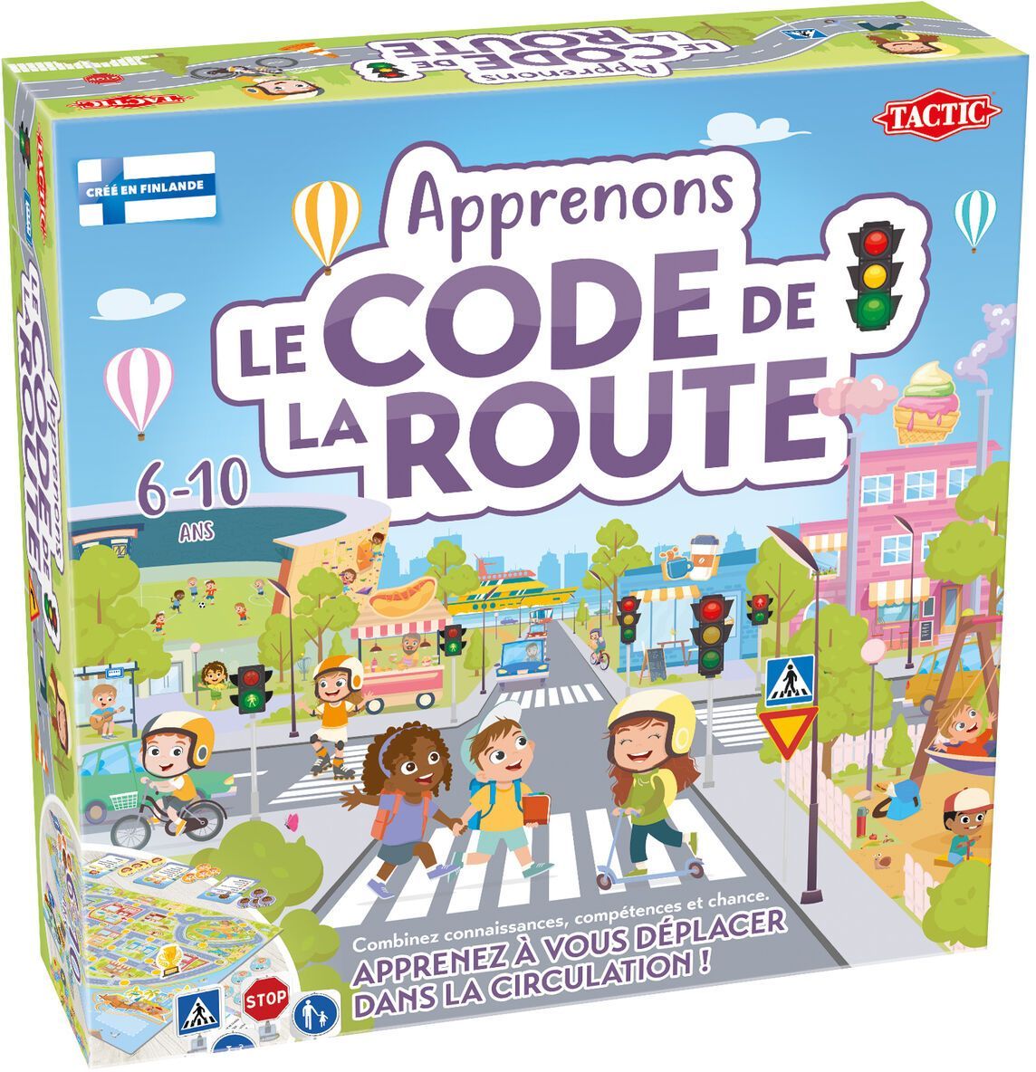 Apprenons le Code de la Route - Jeu éducatif - TACTIC - 2 joueurs et plus - Dès 6 ans