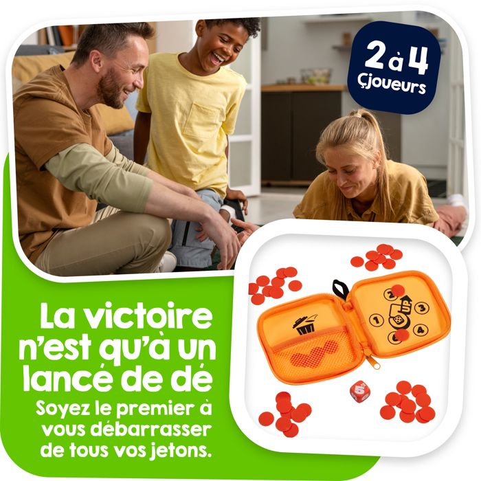 Jeu de société - TOMY - Jeu 5 Up - Jeu de dés - Amusant et interactif - 2 joueurs ou plus