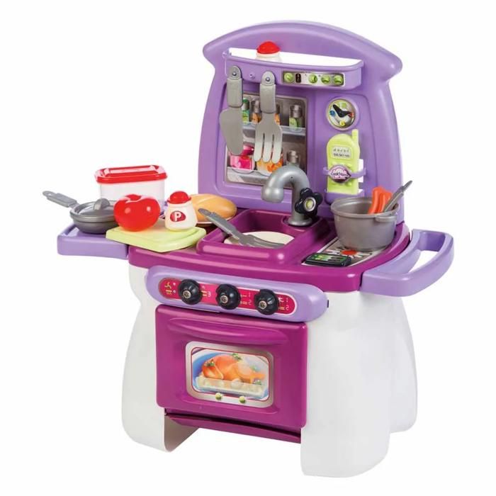 Cuisine jouet - CHICOS - Mi Primera Cocina CookHome - Multicolore - 17 accessoires - Dès 18 mois