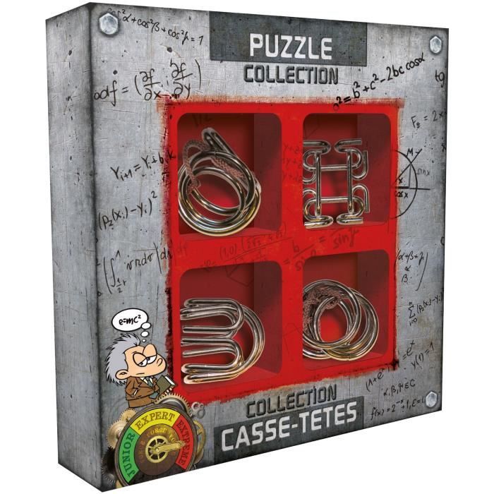Coffret de Casse-Têtes en Métal Extrême Gigamic - Quadruplé Anneau et Corde M&W Pinces
