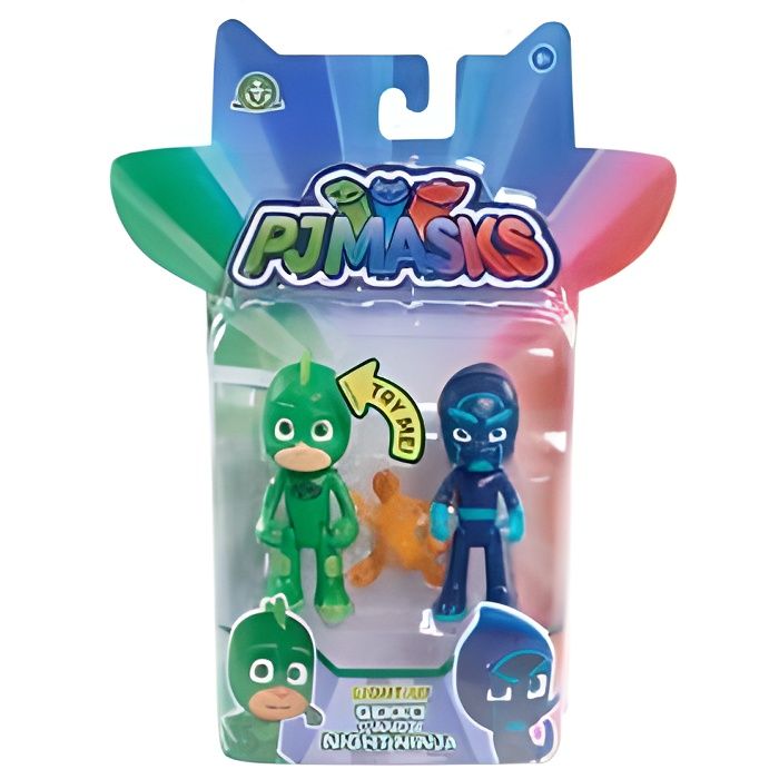 Pyjamasques-Blister de 2 figurines 75 cm