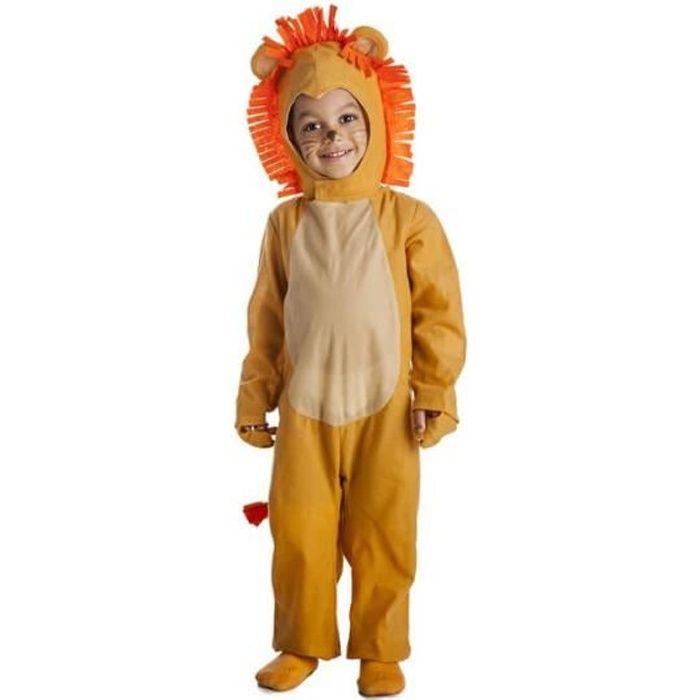 Déguisement - Lion - Le Roi Lion - Jaune - Mixte - 3 à 14 ans