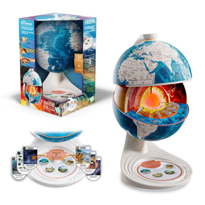 Canal Toys - So Science - Globe d’exploration interactif 3D avec cartes éducatives - COS 003