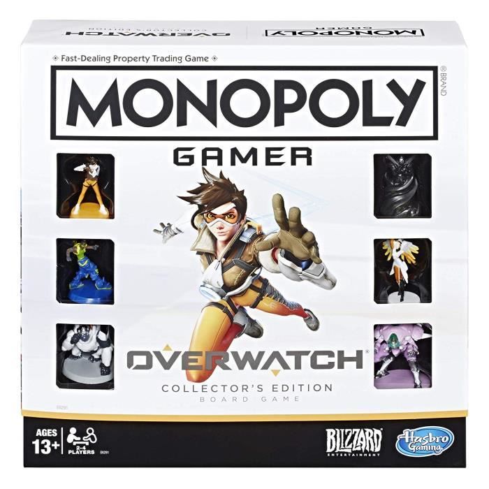 Monopoly Overwatch Collector, jeu de plateau stratégique