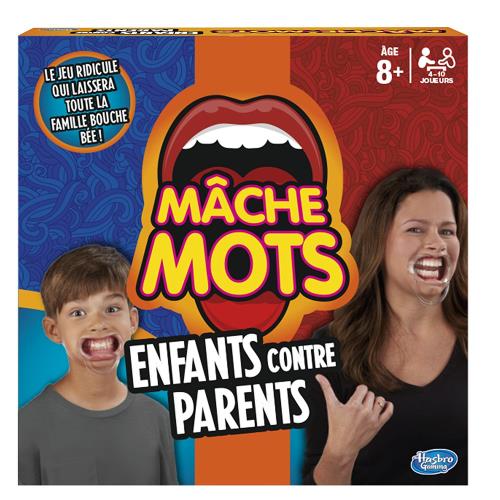 Jeu de société Hasbro Gaming Mâche-Mots Enfants Contre Parents