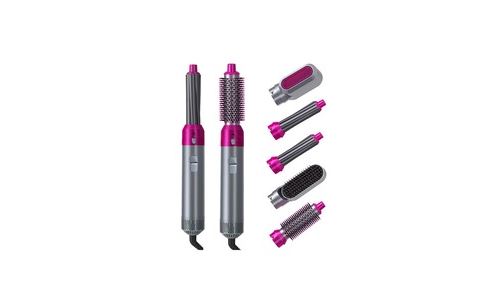 Brosse 5 en 1 pour salon professionnel peigne chauffant bigoudi fer à friser automatique sèche-cheveux