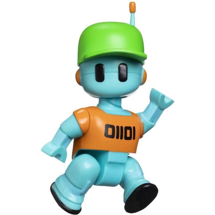 Figurine articulée - BANDAI - Stumble Guys - Robot Guy - 11 cm - Avec stickers