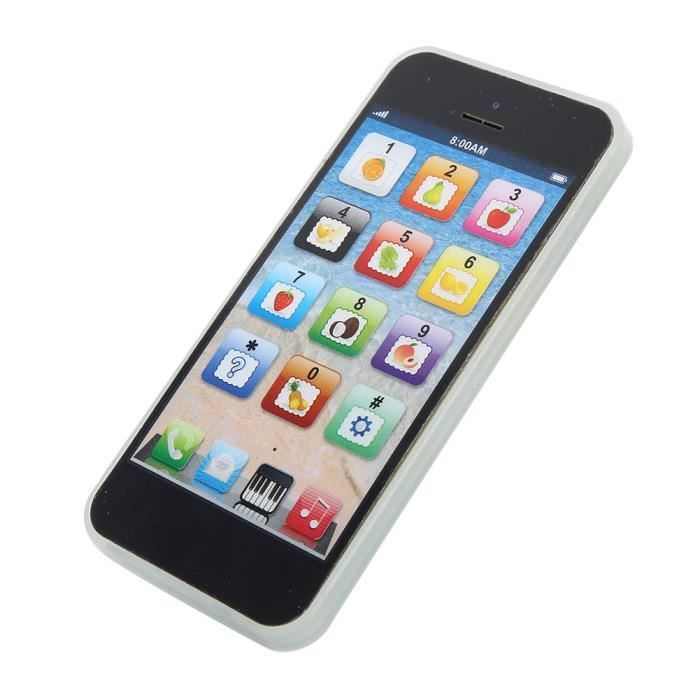 Téléphone jouet - CUQUE - Simulation - Musique et lumière - Éducatif - 18 mois et plus