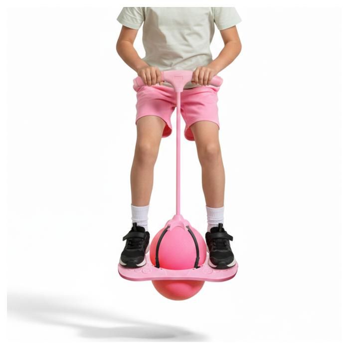 Ballon Sauteur pour  Jeu de Saut avec Pompe et PoignéeBallon Élastique EnfantJeu dÉquilibre et Activité  Intérieur Extérieur