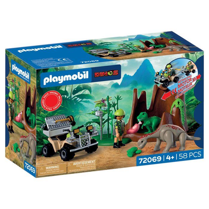 Playmobil 72069 Lantre du dinosaure Dinos Promo pack 58 pièces Dès 4 ans