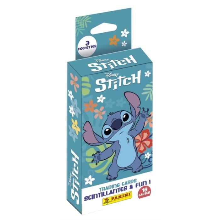 Carte à collectionner - PANINI - Stitch TC - Blister 3 pochettes - Pour enfants - Mixte