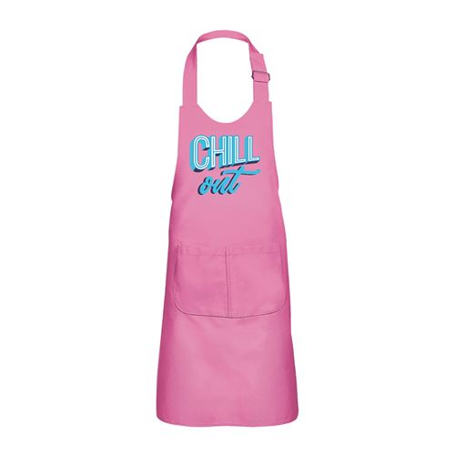 Fabulous Tablier Cuisine Enfant 2 Poches Rose Chill Out - Retro - Haut de gamme