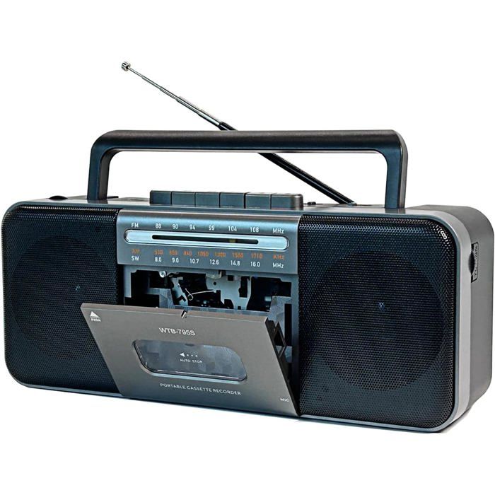 Lecteur de Cassette enregistreur de Cassette Enregistrement Radio AM/FM/SW sur Cassette/USB convertisseur de Cassette en MP3