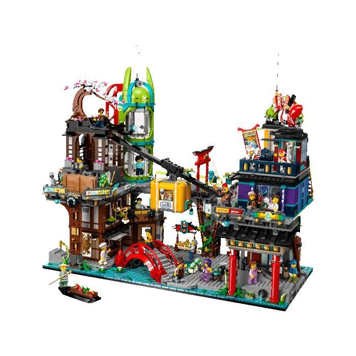 LEGO ninjago 71799 Les marchés de NINJAGO® City Cadeaux Jouets Objets de collection 14+