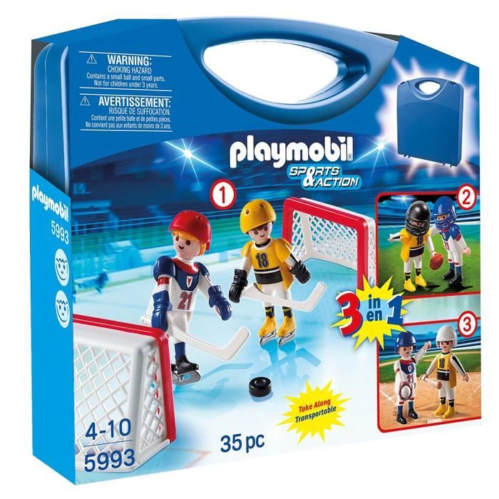 Jouet - PLAYMOBIL - 5993 - Valisette Multisport - 50 pièces - À partir de 4 ans