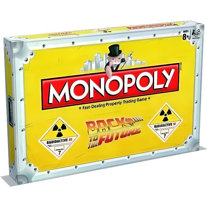 Jeu de société - MONOPOLY - Retour vers le futur - Multicolore - 2 joueurs ou plus - 60 min de jeu